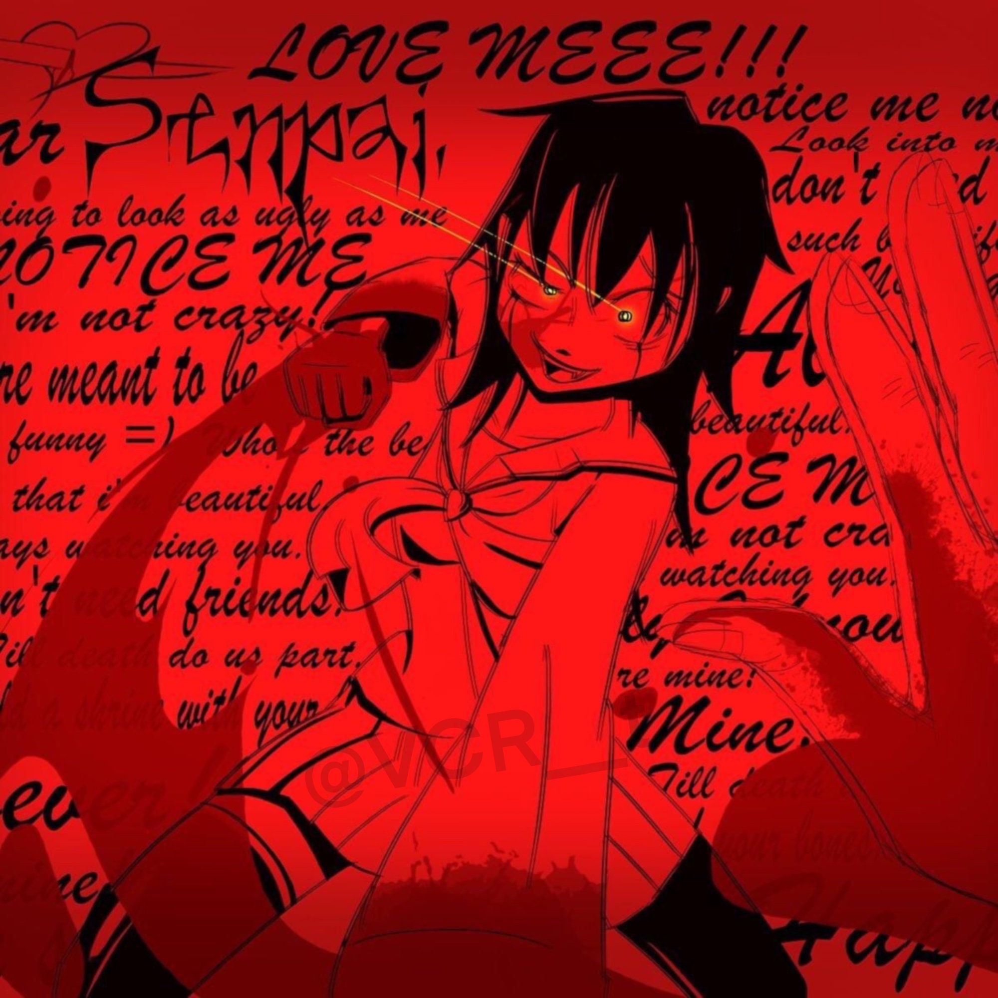 Yandere Print Etsy