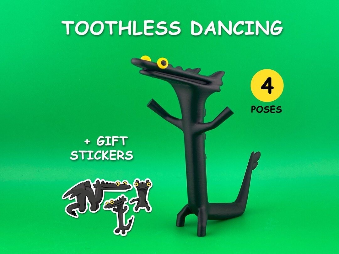 Dancing Toothless and Stickers - Popular Meme Dragon. Pose 3 - Etsy