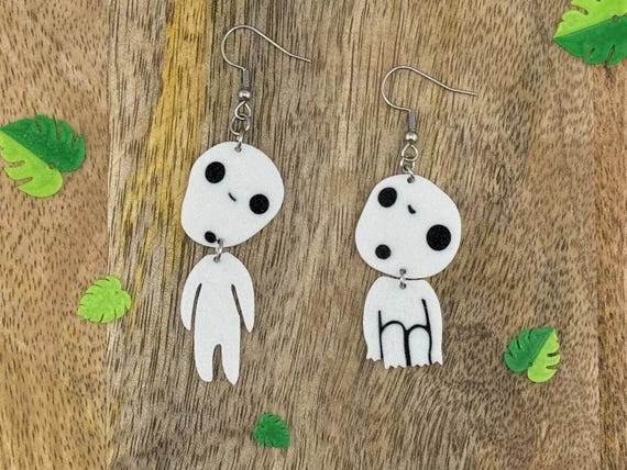 【当時物】【希少】princess mononoke stamp kodama Princess Mononoke | Masked Kodama | Vinyl Sticker – squibblefu