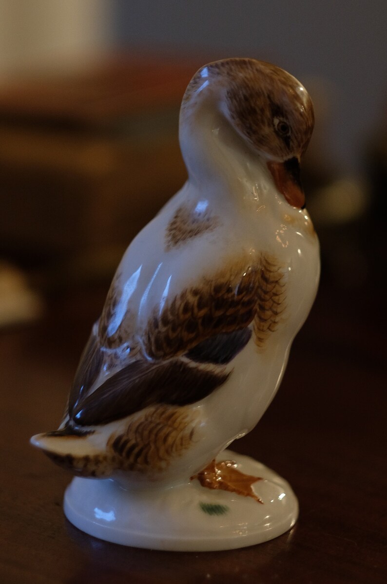 Meissen Porcelain Figurine Duck Female Original Duck Etsy UK