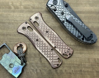 FRAG Cnc milled DARK Copper Scales for Benchmade Bugout 535 Birthday Gift Idea Christmas Gift