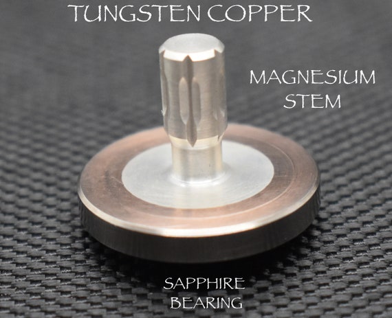 tungsten spinning top