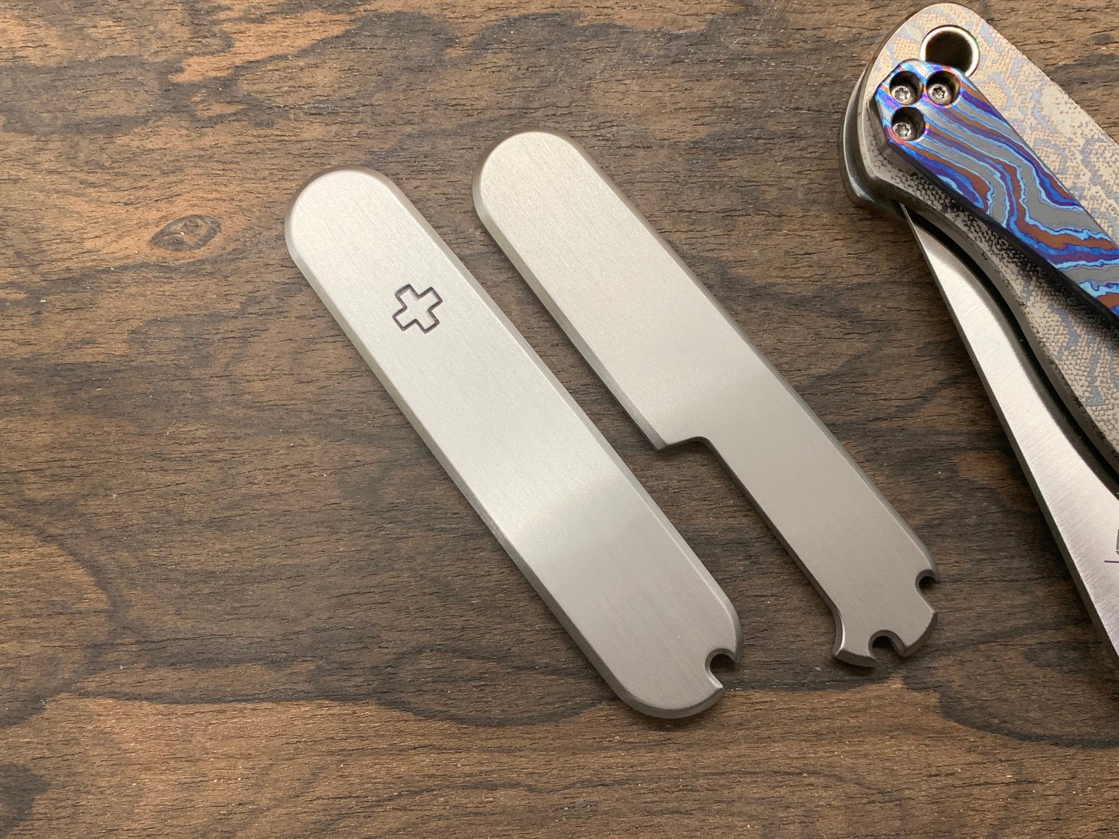 91mm Titanium Swiss Army Knife SCALES Victorinox scales 91mm Etsy