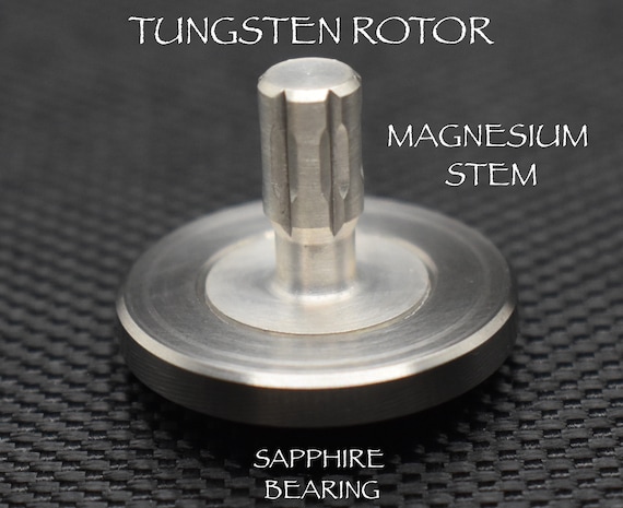 tungsten spinning top