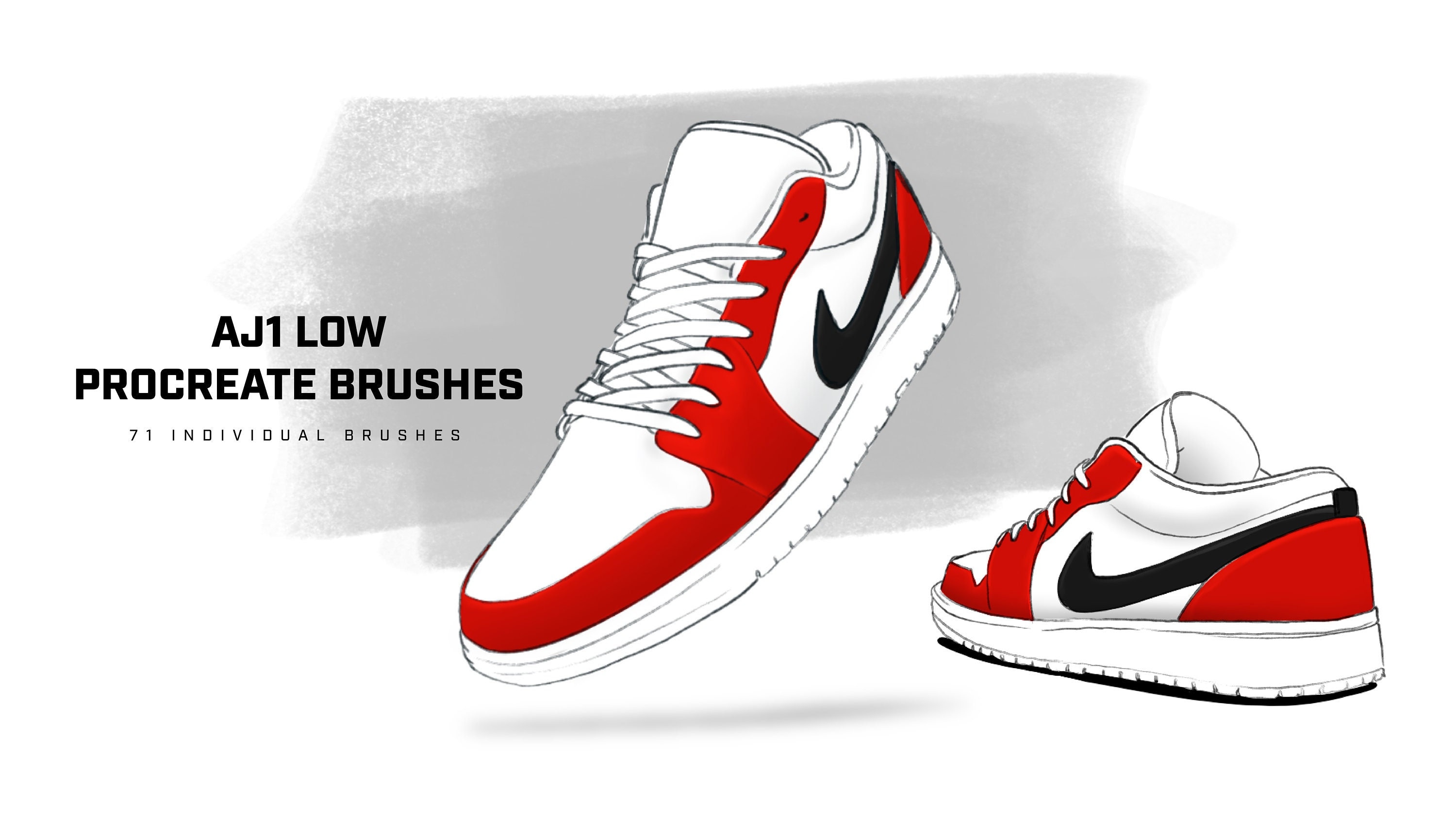 aj1 brush stroke