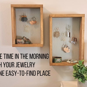 Save time in the morning with your jewelry in one easy to find place.