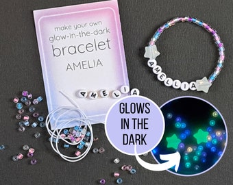 Make Your Own Personalized Friendship Bracelet, DIY Bracelet Making Kit Party Favor, Y2k Kids Birthday Party Craft for Goody Bag