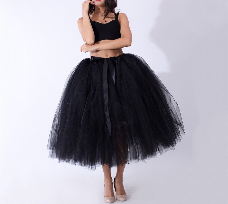 Tulle Tutu Skirt Adult Women Adult Long Tutu / Tulle Skirt Etsy