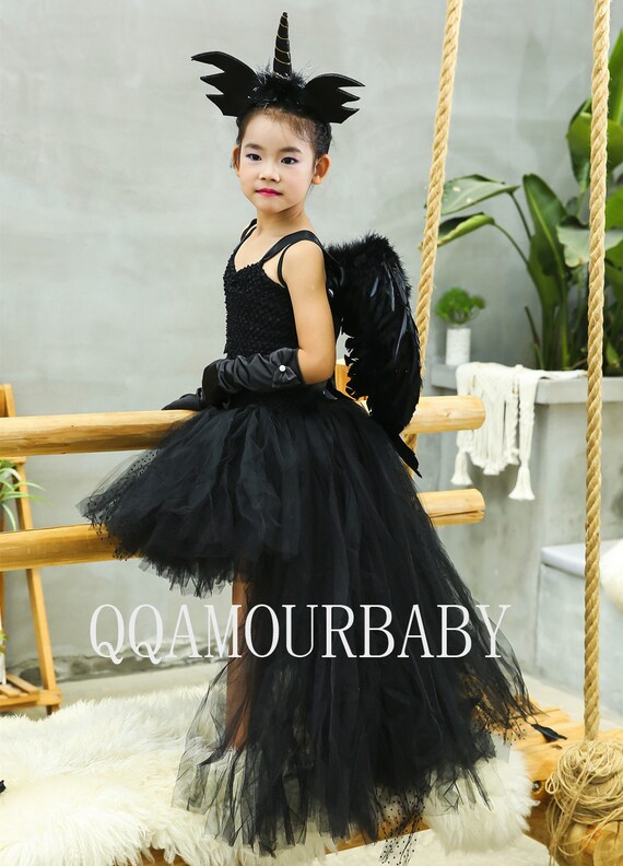 girls black tutu dress