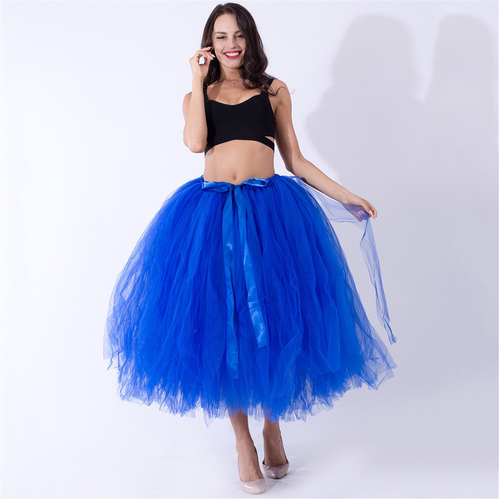 Tulle Tutu Skirt Adult Women Adult Long Tutu / Tulle Skirt Etsy