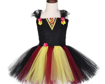 Wizard Cosplay Tutu Halloween Costume Toddler Kids Girl Birthday Party Dress Tulle Tutu Set 1T-12T