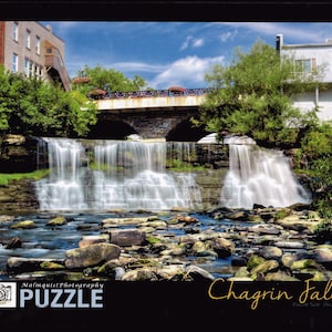 504 Piece Jigsaw Puzzle,&quot;Chagrin Falls in the Summer&quot;