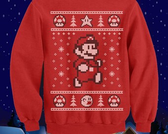 Adulti Natale Babbo Natale Ho HOS Maglione da Uomo Maglione Di Natale In Stile Retrò Top