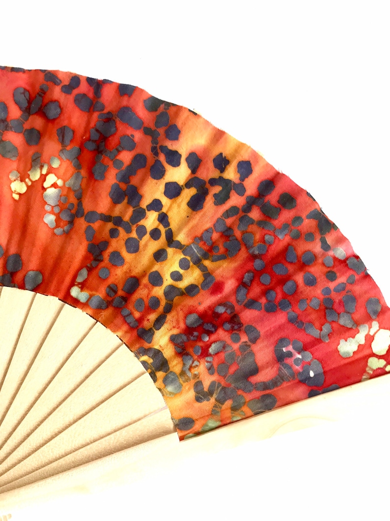 designer women accessory wedding gift hand fan Handmade fabric fan