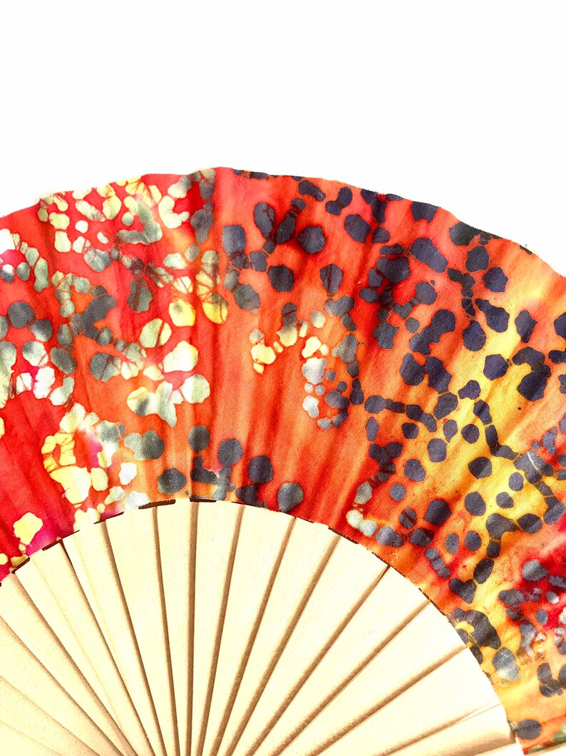 designer women accessory wedding gift hand fan Handmade fabric fan