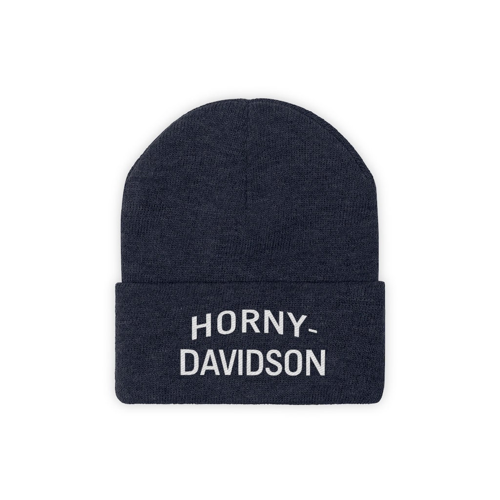 Knit Beanie Harley Davidson Motorcycle 