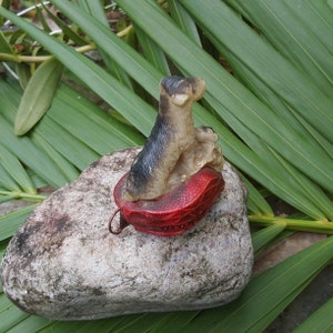 Victorian Celluloid Terrier Dog Tape Measure: Rare Sewing Collectible image 2