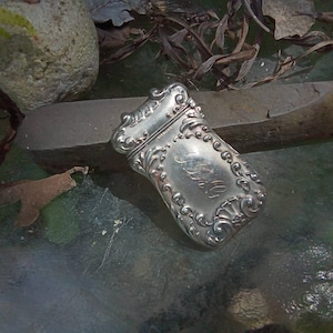 Sterling Silver Match Safe - Antique Match Box - Marked - Wonderful Condition