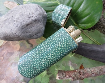 19th Century Shagreen Sewing Etui with Original Implements