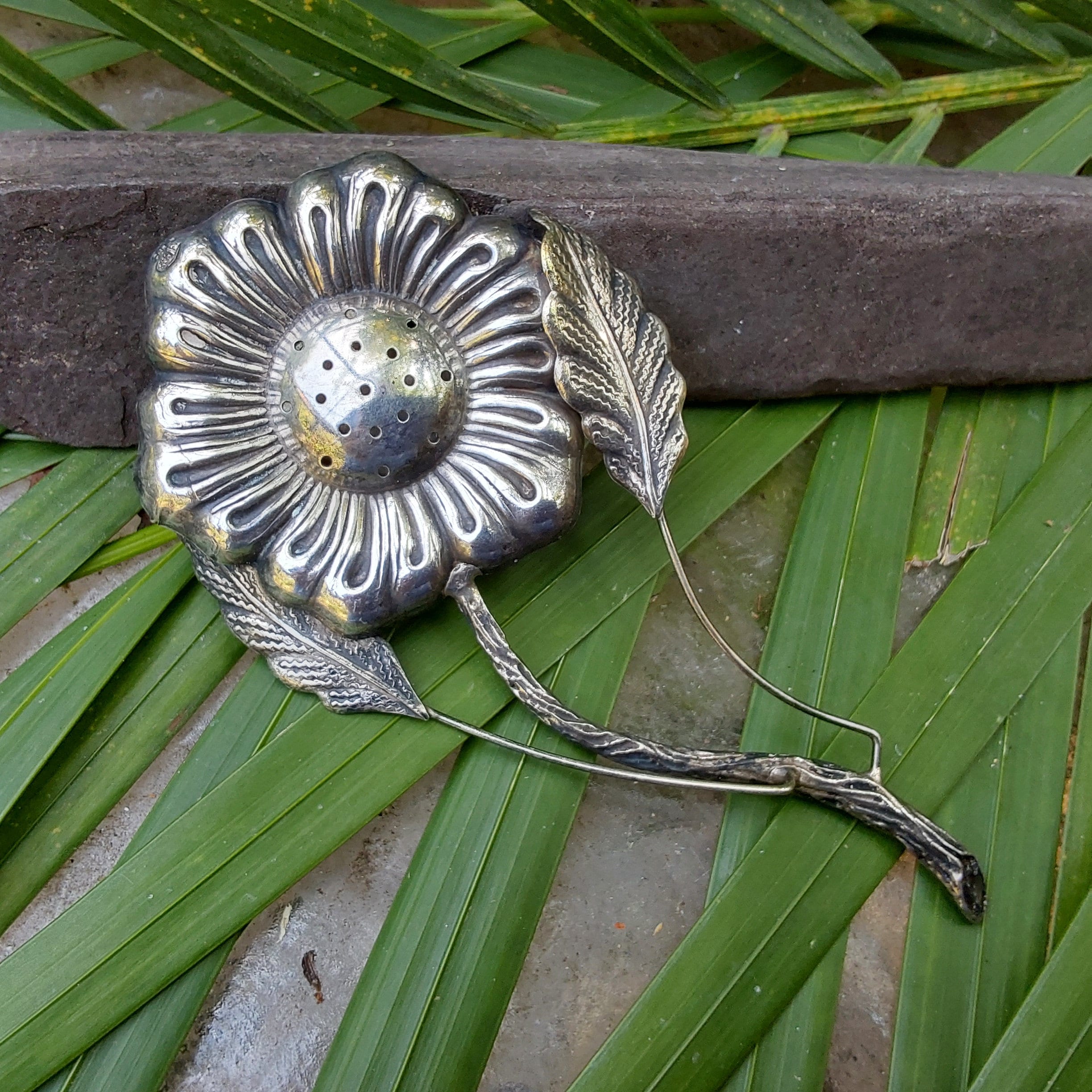 Vintage Sterling Tea Strainer - Etsy