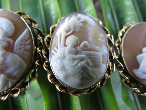 Cameo Bracelet - Early Victorian Carved Cameos - … - image 7