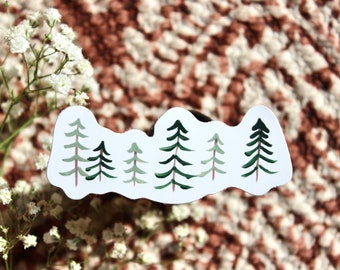 Pine Tree Vinyl Sticker 3”