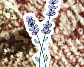 Lavender Sticker 4”