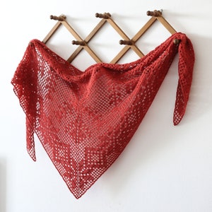 Two Variations of Filet Crochet Shawls Crochet Pattern