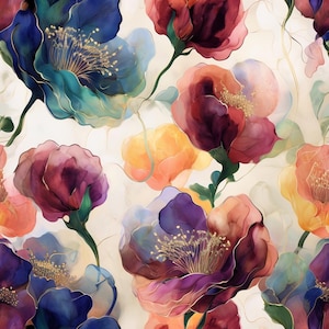 Floral  Seamless paper