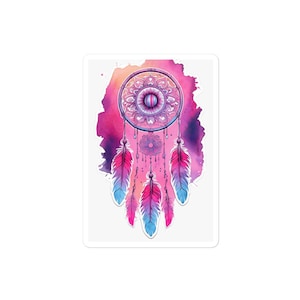 Dreamcatcher Sticker: High-Opacity Vinyl, Bubble-Free