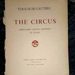 Henri de Toulouse-Lautrec- The Circus -Numberẹd Issue 39 Prints