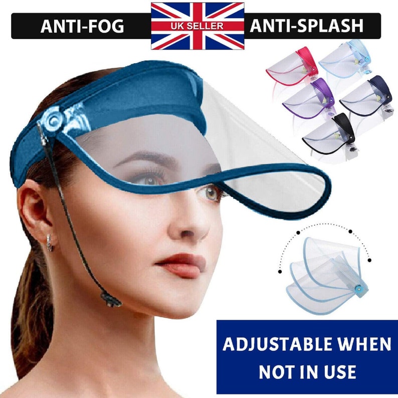 Full Face Headband Protective and PPE Visor Mask Clear Shield Etsy