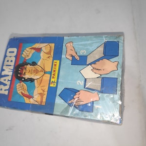 Rambo panini sticker box 100 packs