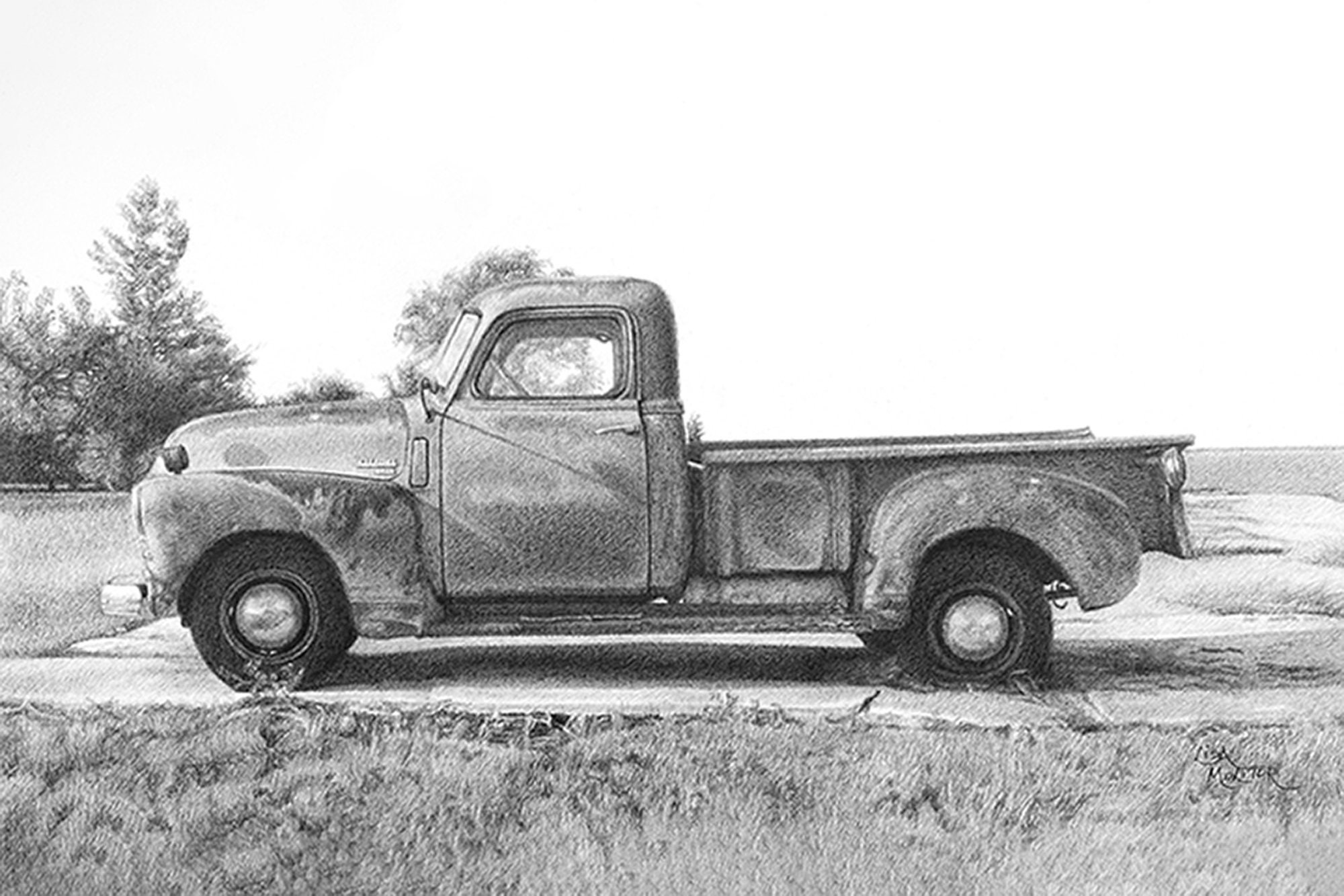Old Truck, Truck Drawing, Canvas Wrapped Print, Chevy Truck Art, Ready to  Hang Canvas, Truck Art, Antique Truck Art, Old Chevy Pickup, Truck - Etsy  Canada