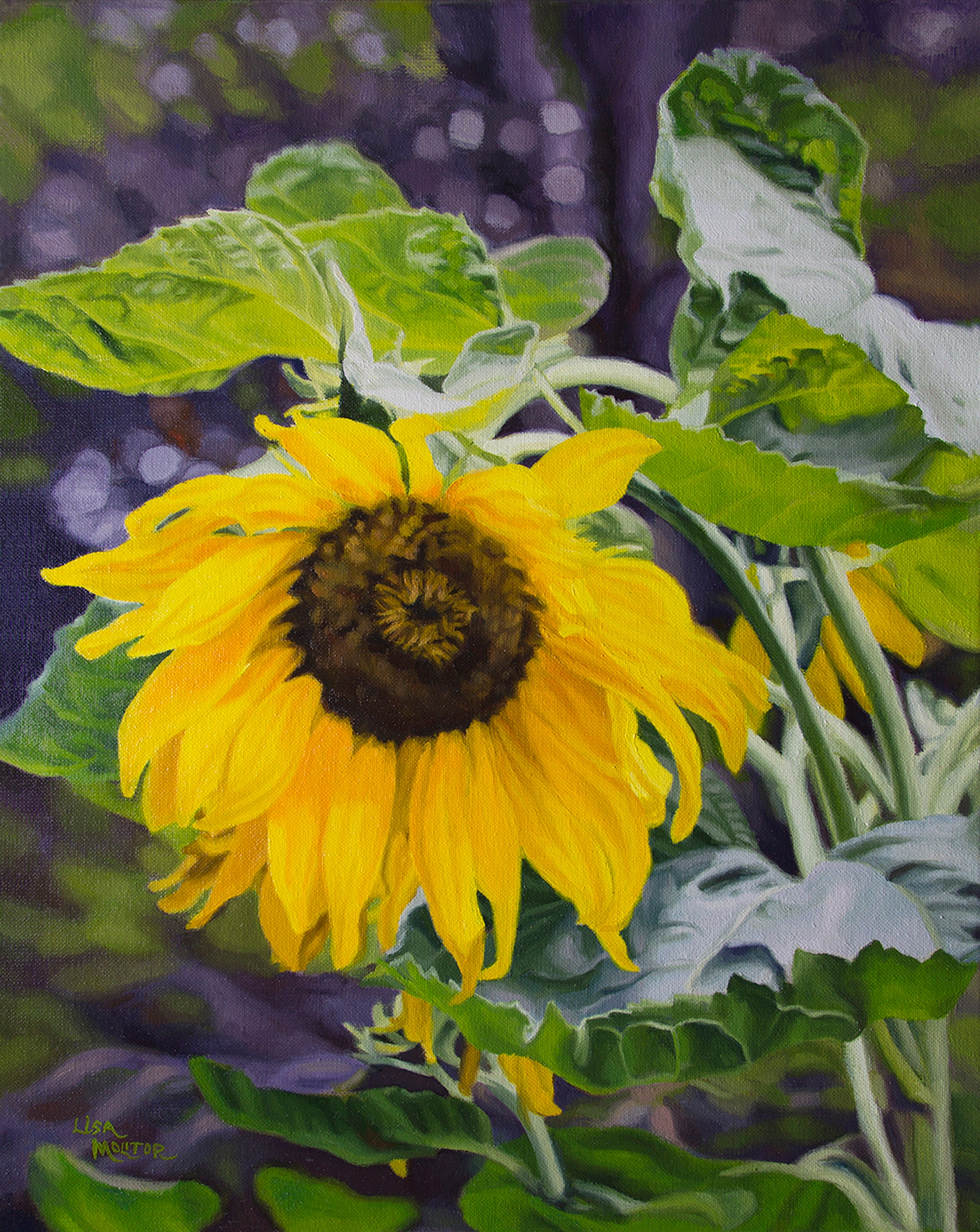 Sunflower Painting Yellow Flower Print