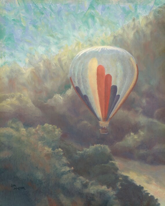 Hot air 2024 balloon painting