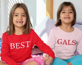 Best Gals Best Pals Bundle .svg, .png, and .dxf cut and/or clipart files sublimation/DTF transfer file