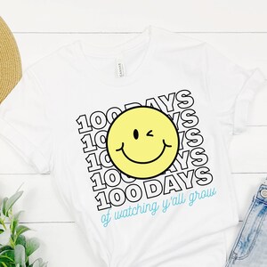 100 Days of Watching Y'all Grow svg, png, and dxf cut sublimation cricut clipart files 100 days of school teacher librarian parapro sub