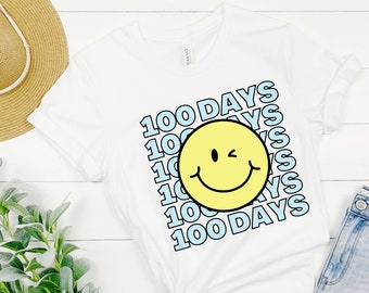 Blue 100th day of school teacher svg, png, and dxf cut sublimation cricut clipart files 100 days of school girl boy student