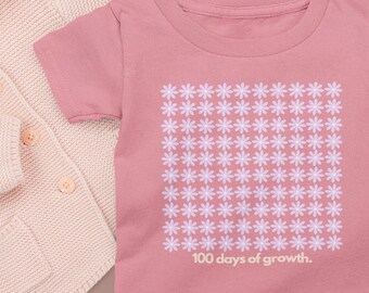 100 Days of Growth svg, png, and dxf cut sublimation cricut clipart files 100 days of school girl student PreK Kindergarten 1st 2nd 3rd