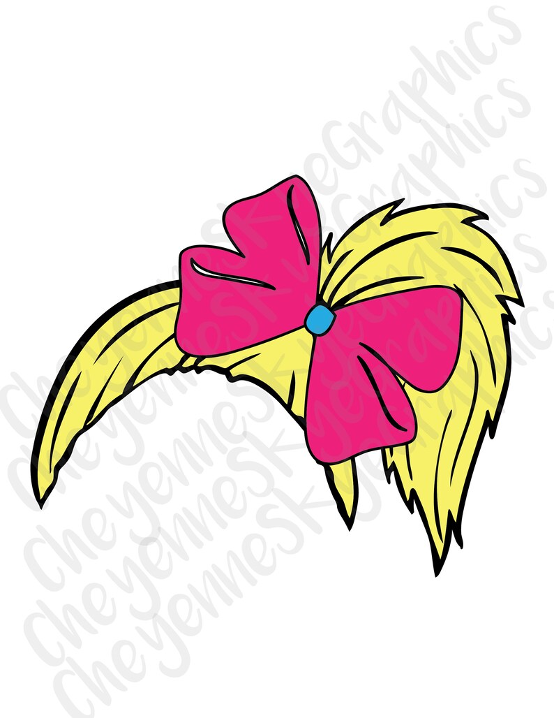 Download JoJo Siwa inspired side ponytail with bow .svg .png and ...
