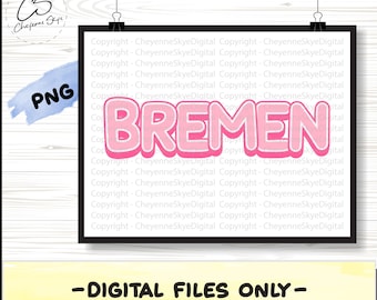 Bremen Georgia Blue Devil fan gear Pink Out .png clipart sublimation DTF printer transfer file