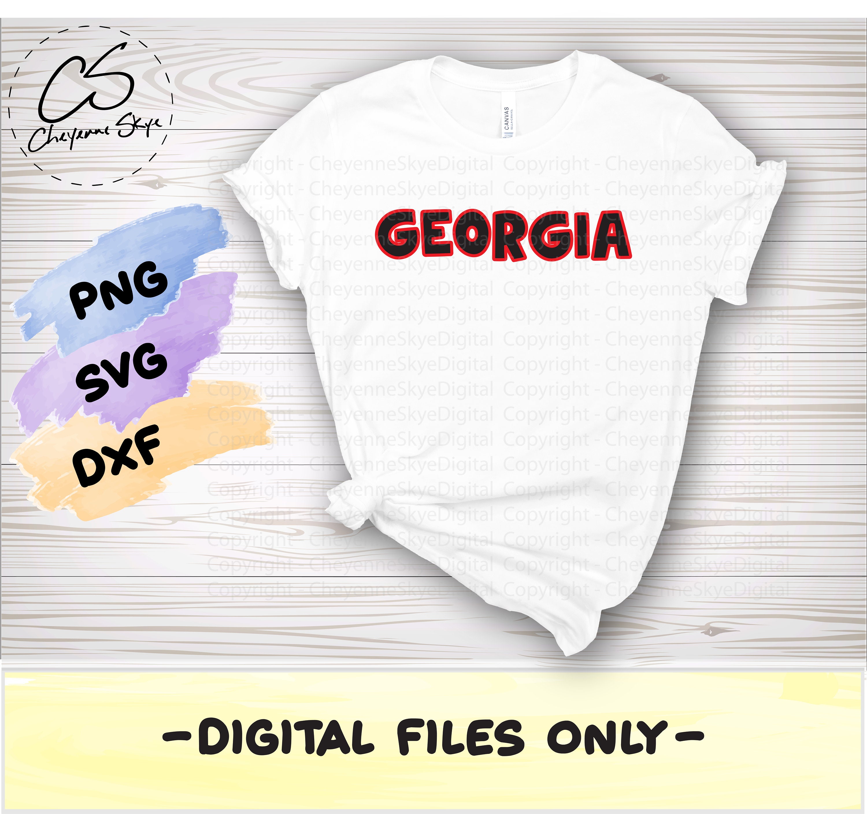 Georgia Bundle Pack PNG SVG DXF for Shirt Sublimation - Etsy