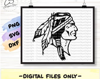 Go Braves, Braves, Native American school mascot, Indian team mascot  SVG, PNG, and DXF cut and/or clipart files Cricut Silhouette mascot