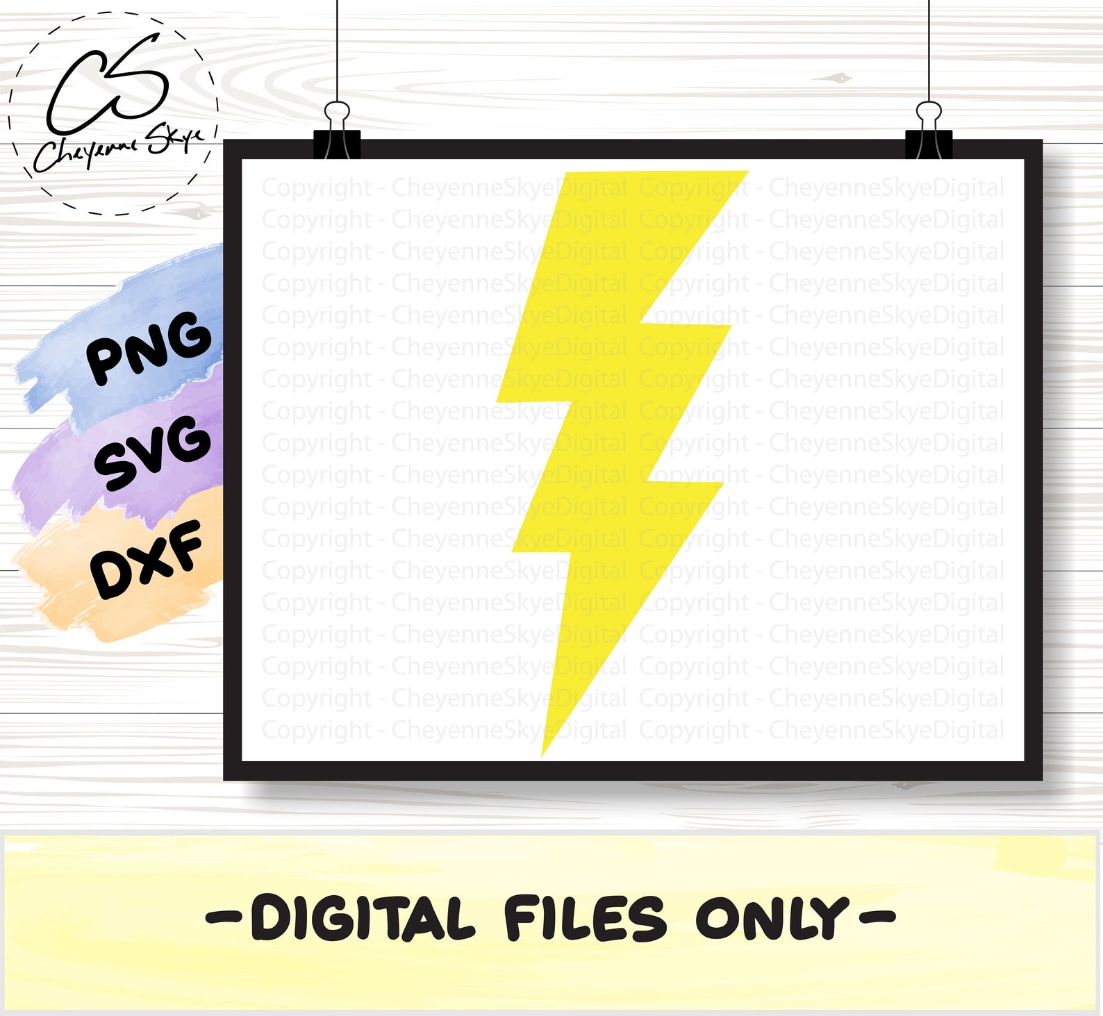 Lightning Bolt .svg, .png, and .dxf Cut And/or Clipart Files - Etsy