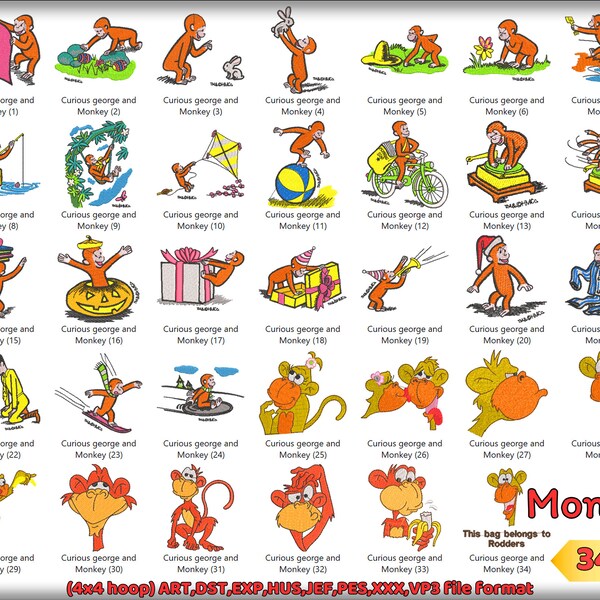 Curious George - Etsy