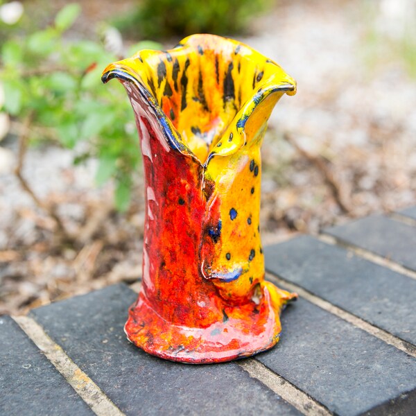 An Abstract Piece- Decorative Ceramic Sculpture for Both Interior and Exterior Homely Use