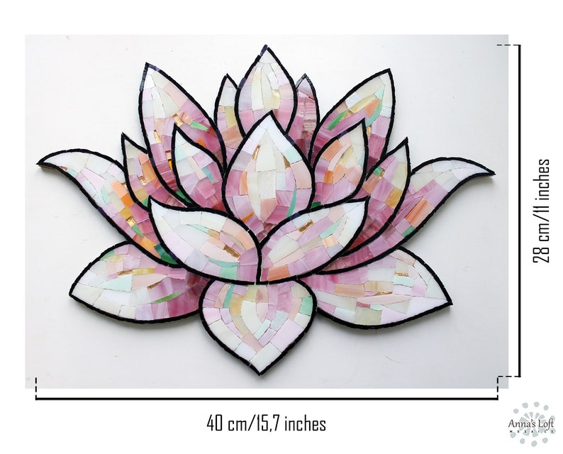 Lotus Flower Padma Yoga studio Yoga wall Buddhist wall Etsy