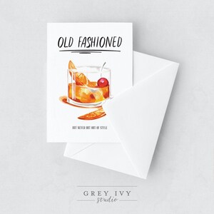 Old Fashioned But Never Out Of Style Birthday A2 Greeting Card