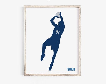 Dirk Nowitzki Print | Home Decor | Art